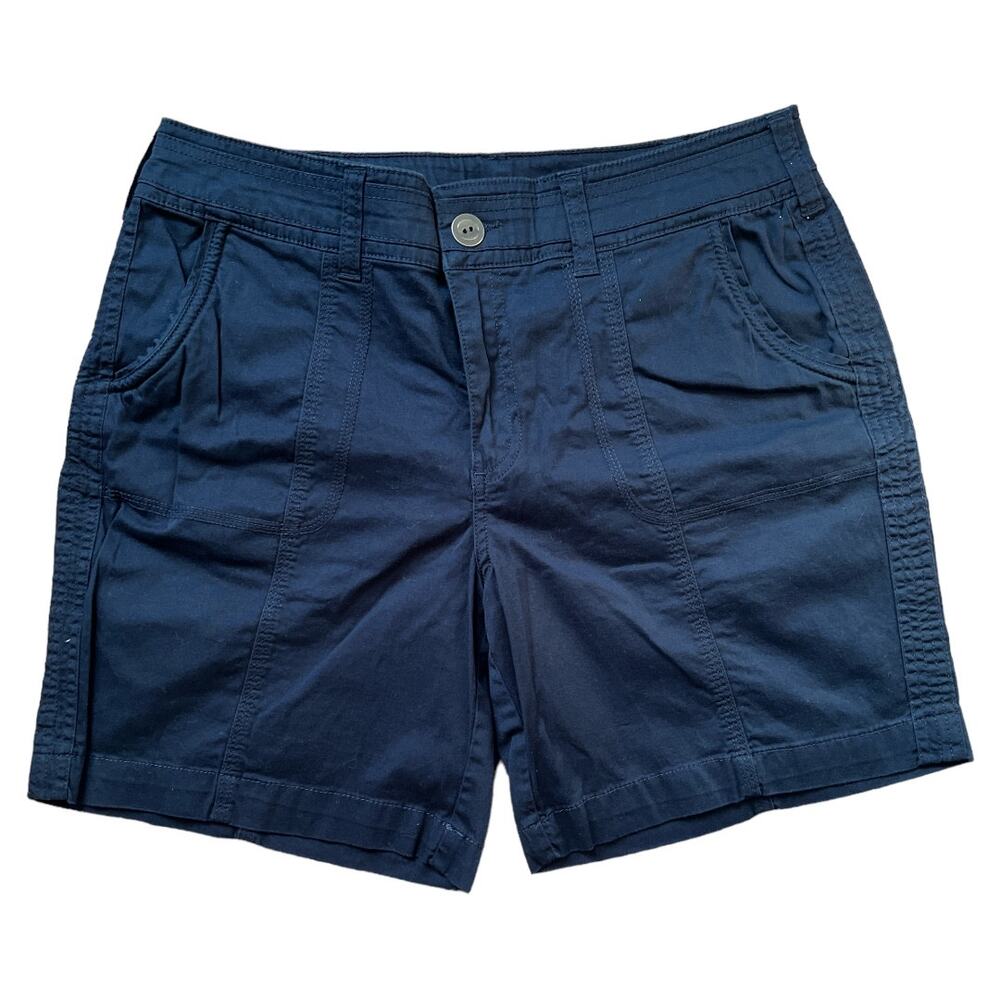 BASIC EDITIONS Blue Shorts, Small